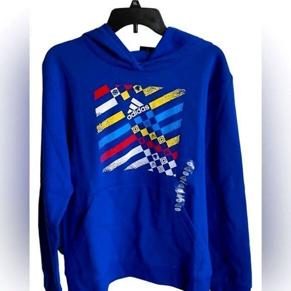Adidas Game in” Hoodie - BOYS Size XL - NEW - Picture 1 of 3